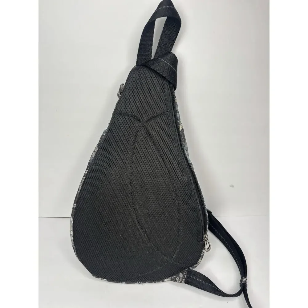Sakroots 'On The Go' Sling Backpack Crossbody Midnight Seascape Sea Turtle - Picture 2 of 15